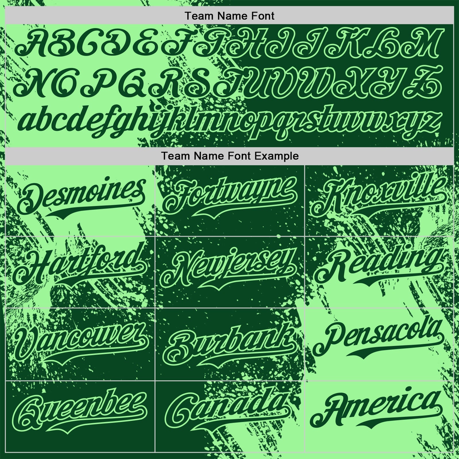 Custom Green-Pea Green Abstract Brush Stroke Authentic Baseball Jersey
