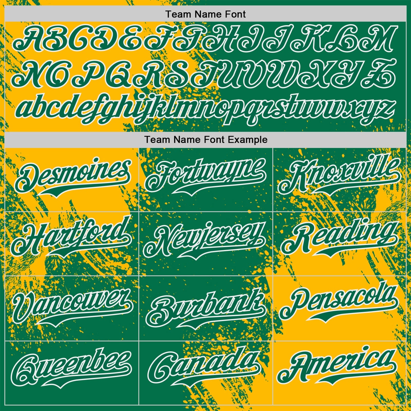 Custom Kelly Green Gold-White Abstract Brush Stroke Authentic Baseball Jersey