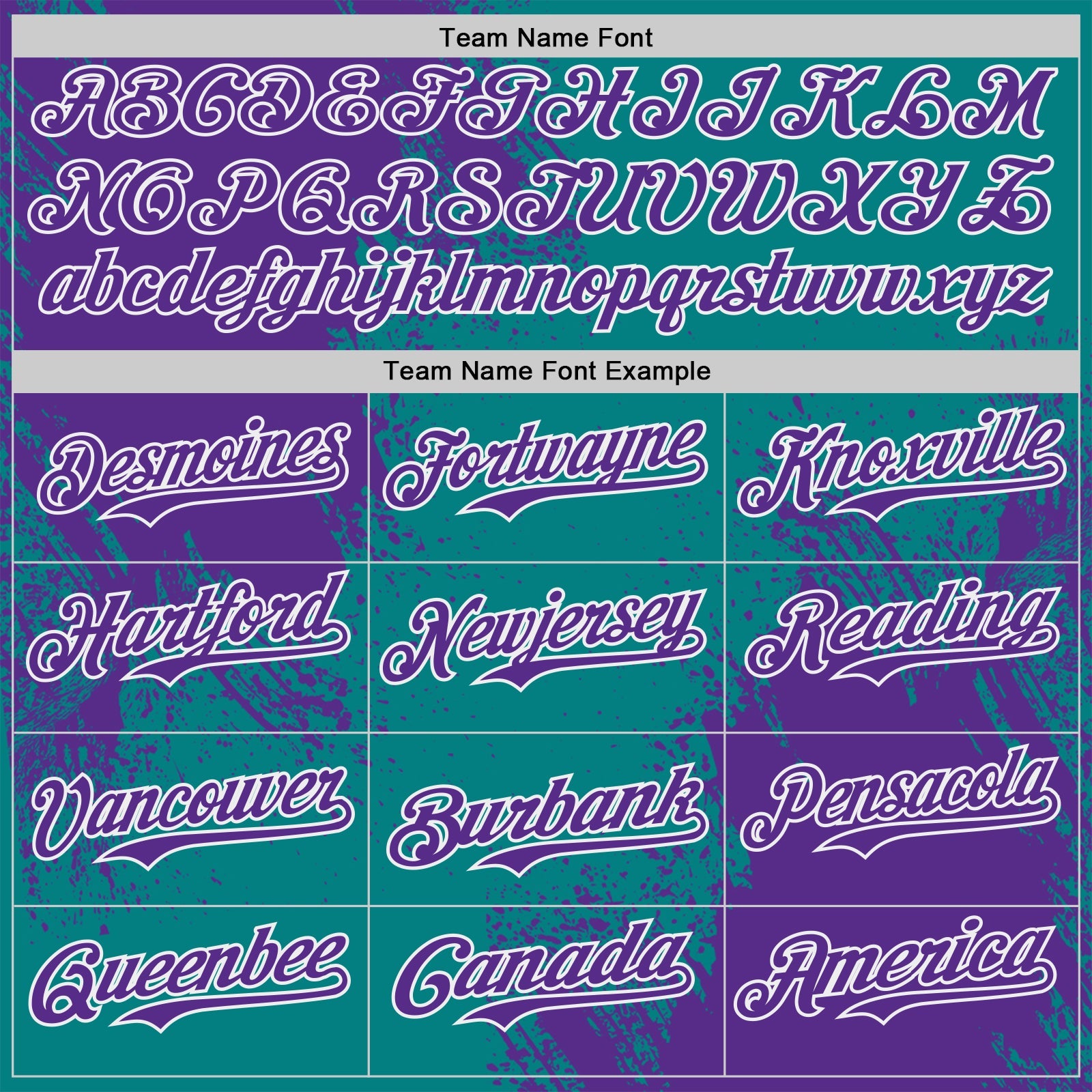 Custom Teal Purple-White Abstract Brush Stroke Authentic Baseball Jersey
