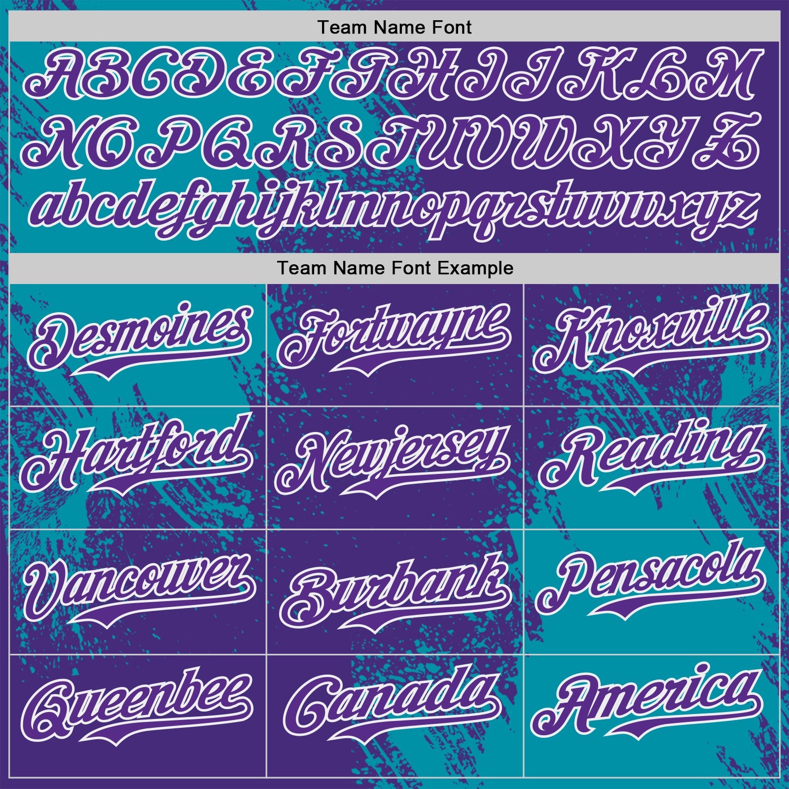 Custom Purple Teal-White Abstract Brush Stroke Authentic Baseball Jersey