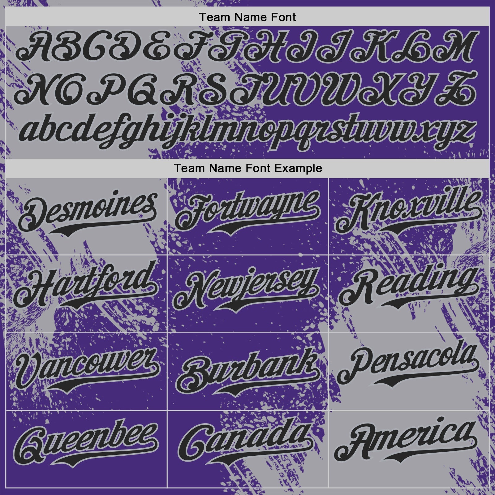 Custom Purple Black-Gray Abstract Brush Stroke Authentic Baseball Jersey