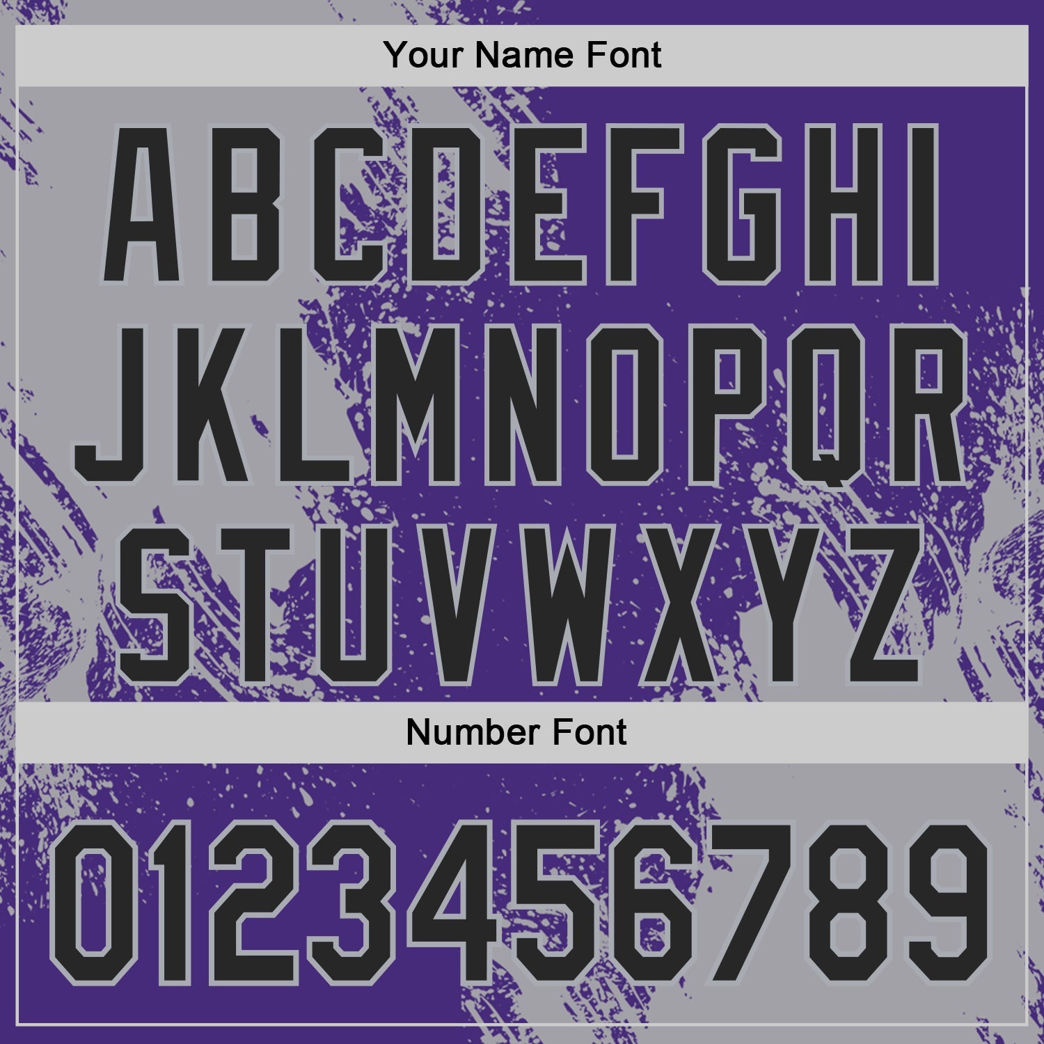 Custom Purple Black-Gray Abstract Brush Stroke Authentic Baseball Jersey