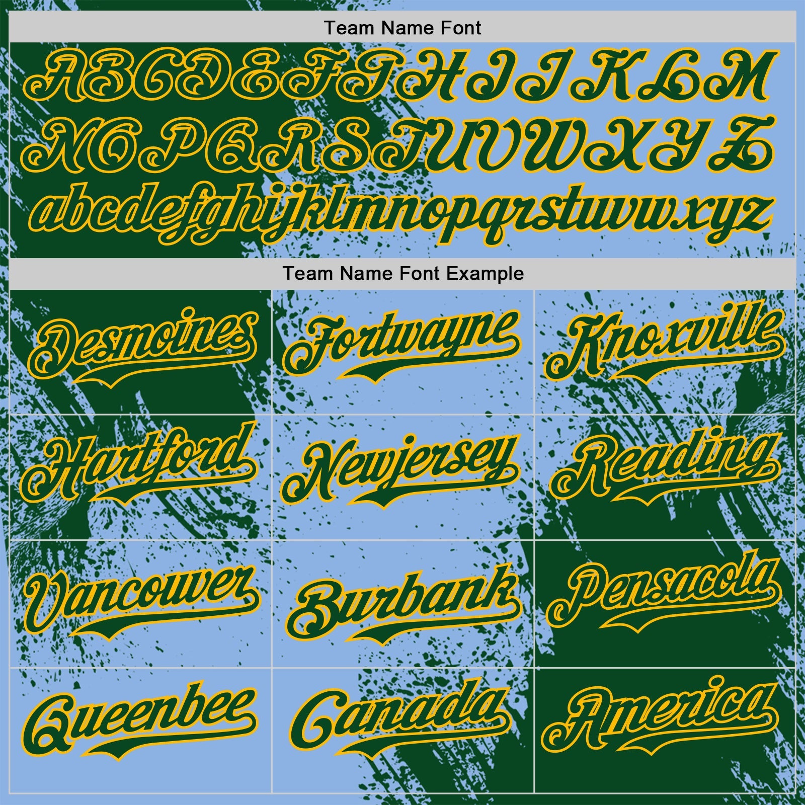 Custom Light Blue Green-Gold Abstract Brush Stroke Authentic Baseball Jersey