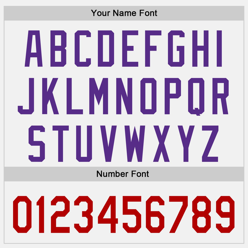 Custom White Red-Purple Raglan Line Gradient Stripe Authentic Baseball Jersey