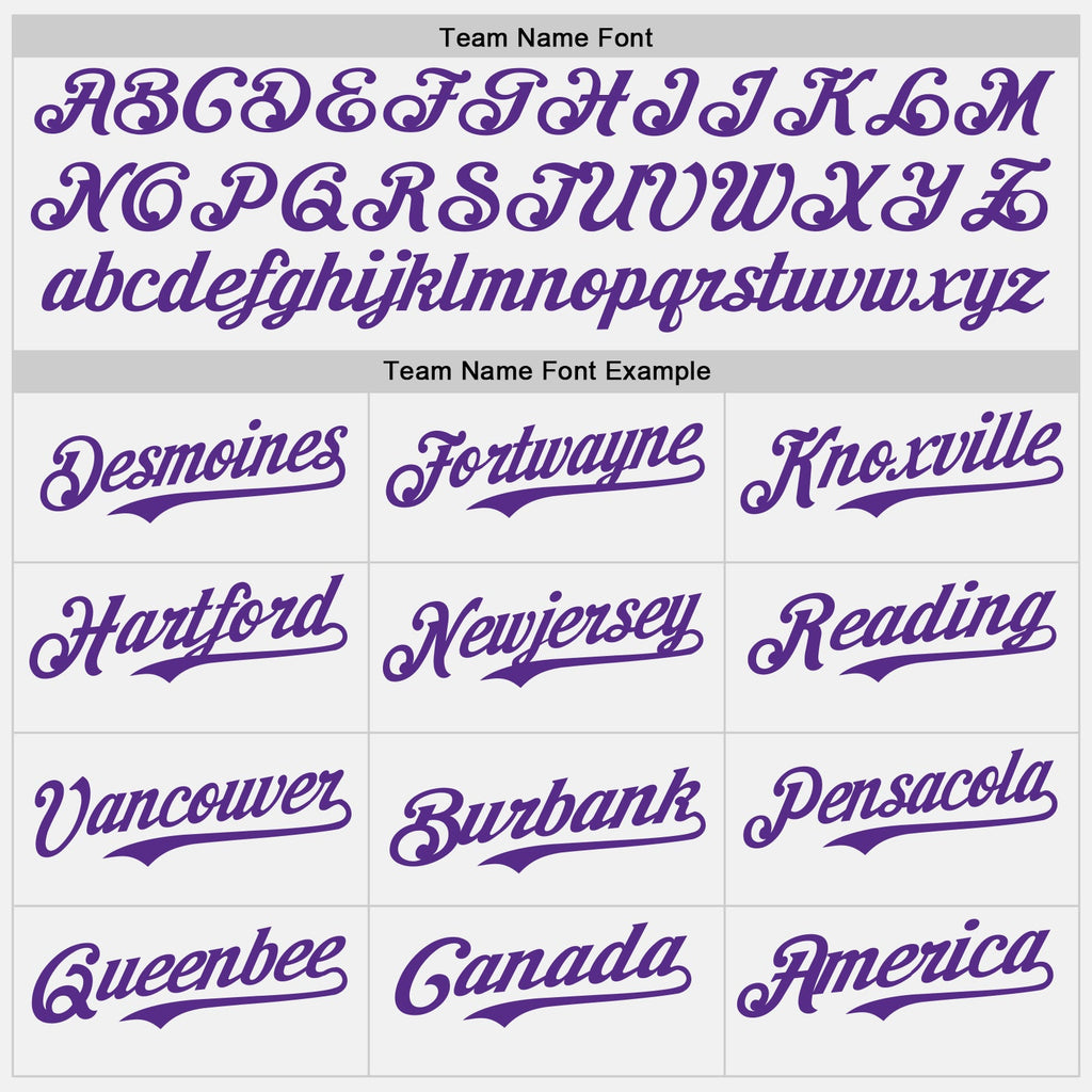 Custom White Orange-Purple Raglan Line Gradient Stripe Authentic Baseball Jersey