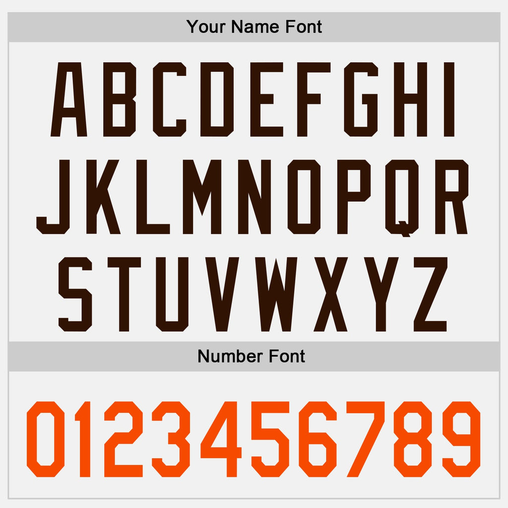 Custom White Orange-Brown Raglan Line Gradient Stripe Authentic Baseball Jersey