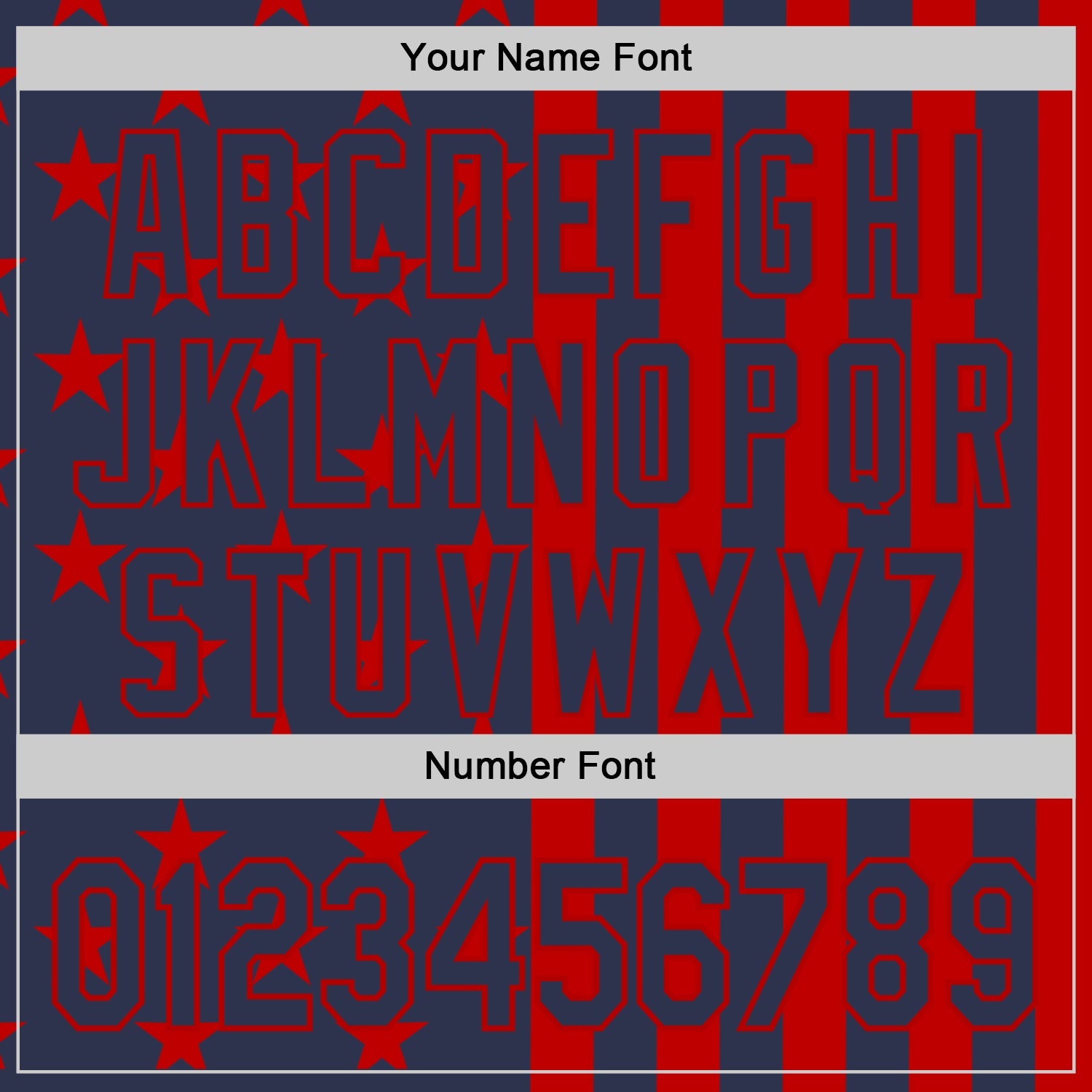 Custom Navy-Red USA Flag Patriotic Split Stars and Stripes Authentic Baseball Jersey