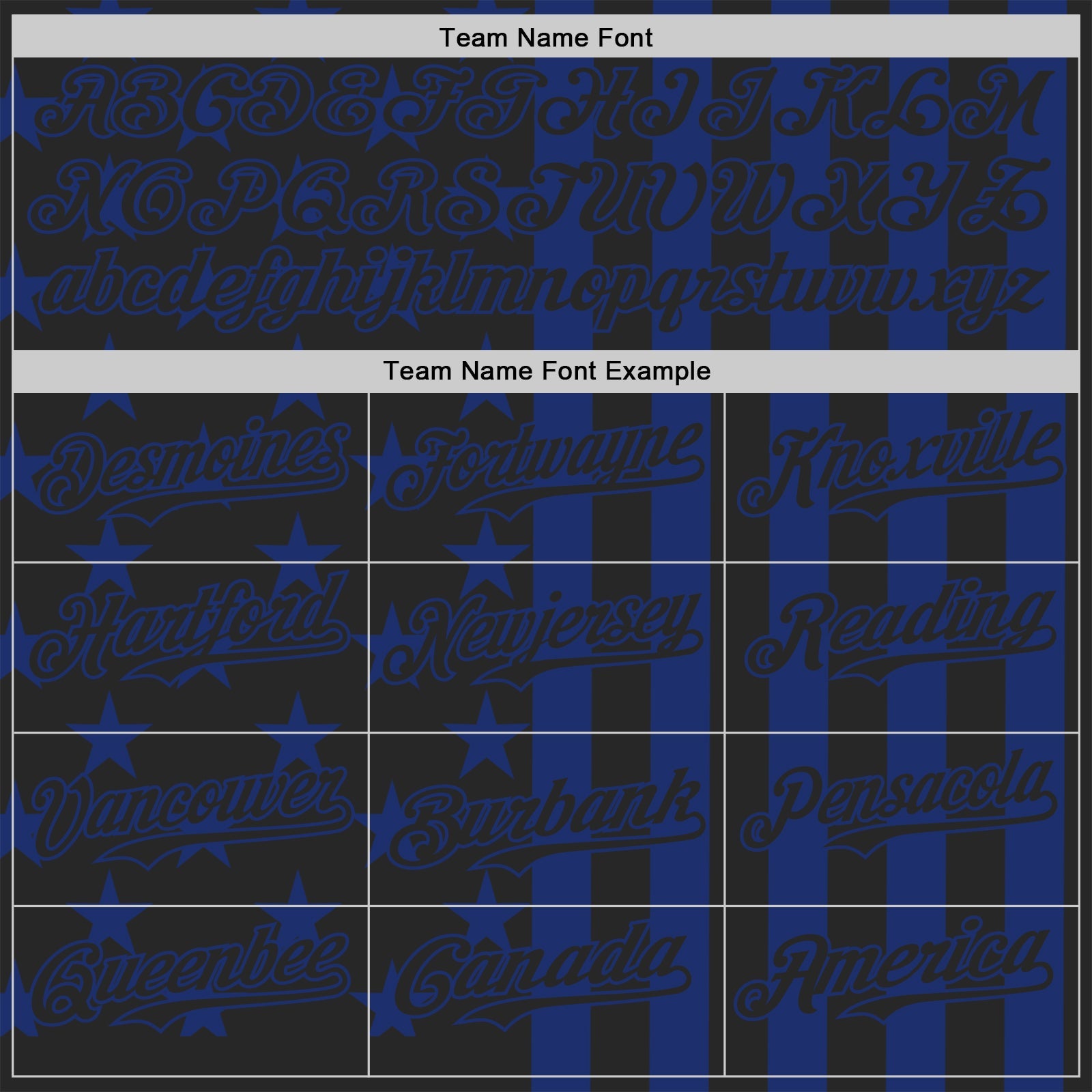 Custom Black-Royal USA Flag Patriotic Split Stars and Stripes Authentic Baseball Jersey