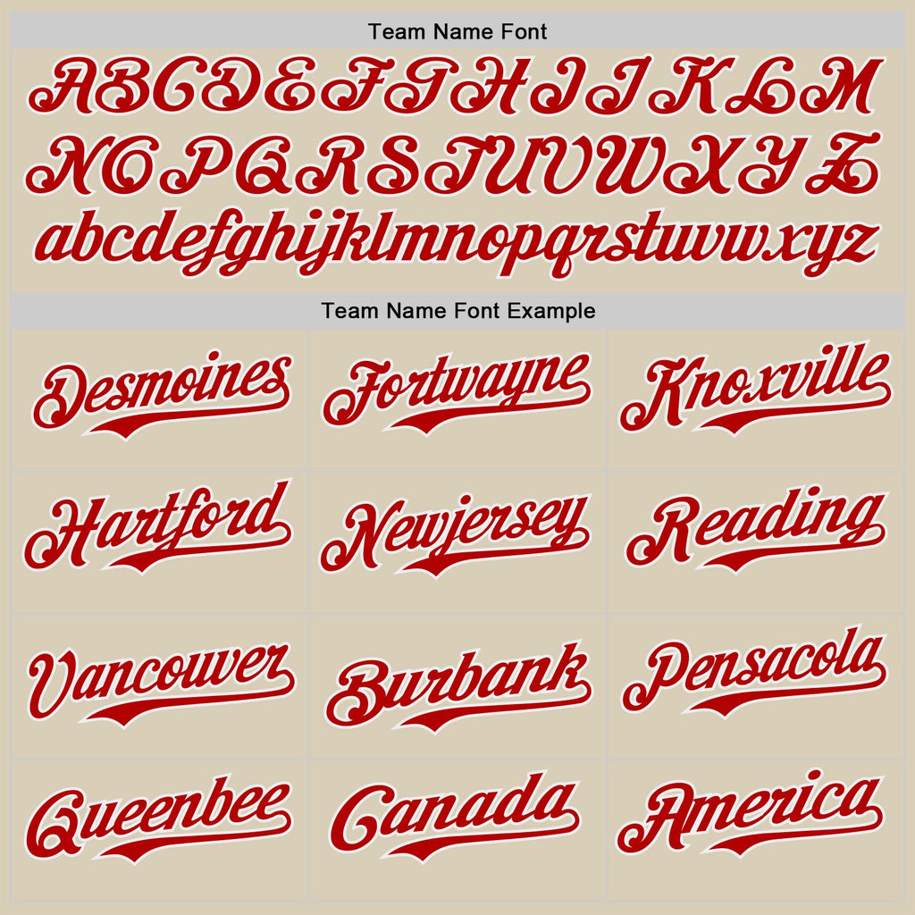 Custom Gray Red-White Route 66 Americana Road Trip Authentic Baseball Jersey