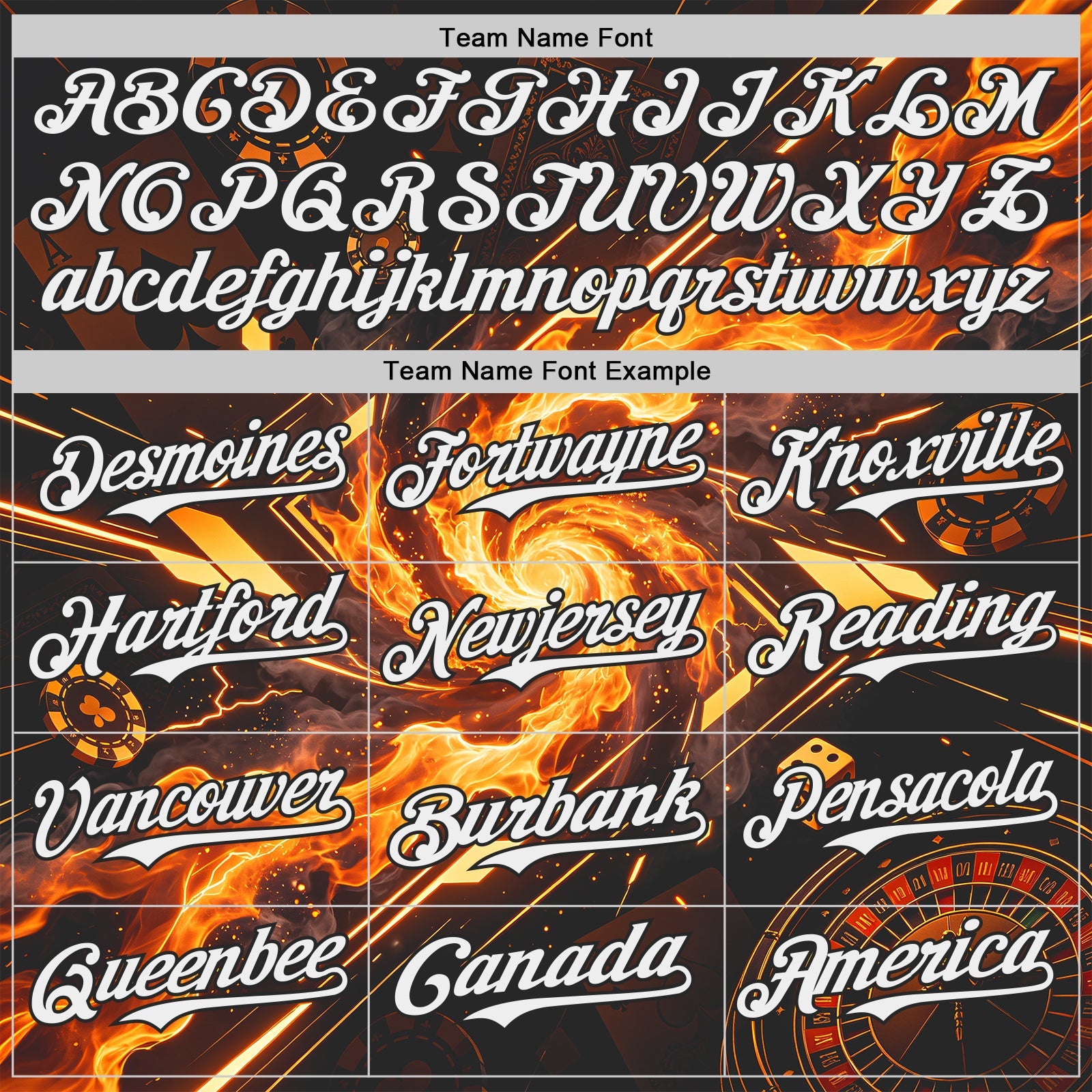 Custom Black White-Orange Las Vegas Poker Club Authentic Baseball Jersey