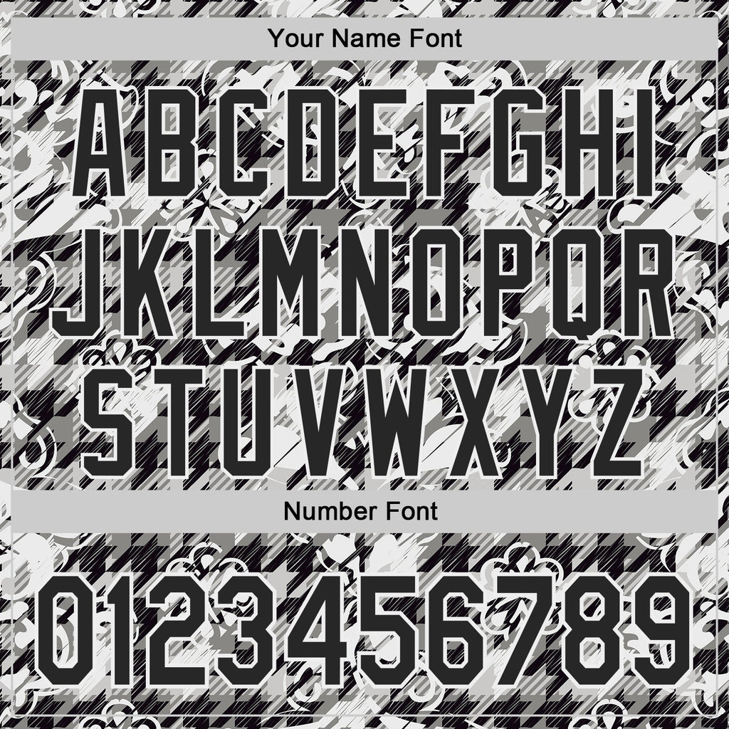 Custom White-Black Floral Authentic Baseball Jersey