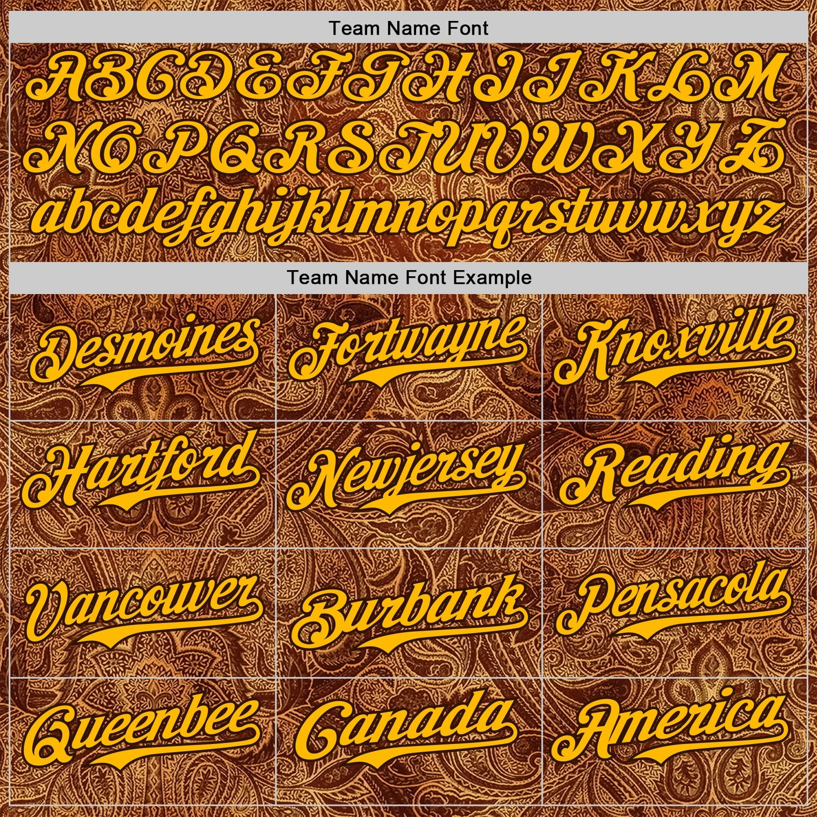 Custom Brown-Gold Baroque Floral Scroll Authentic Baseball Jersey