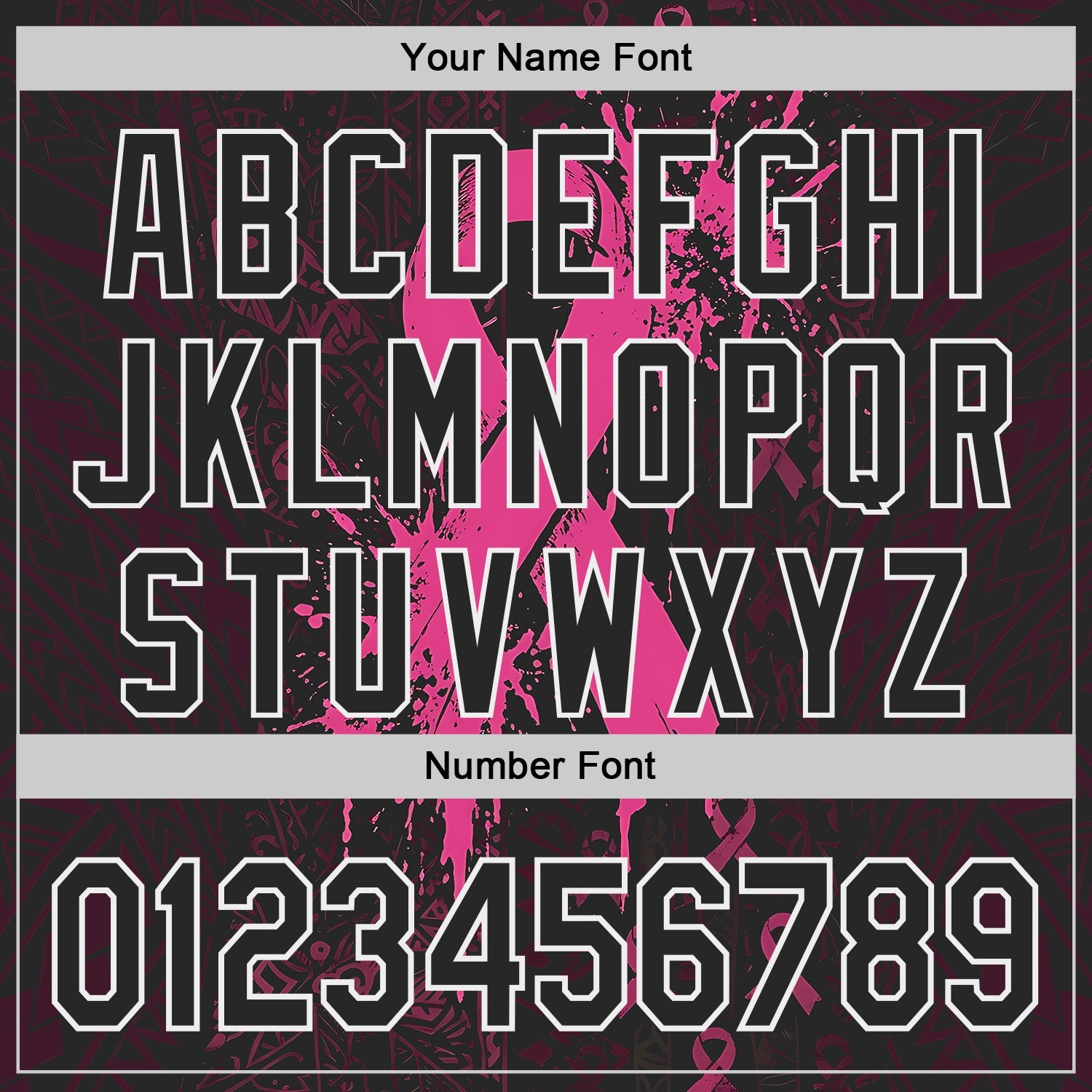 Custom Black Red-White Breast Cancer Awareness Fight Pink Ribbon Authentic Baseball Jersey