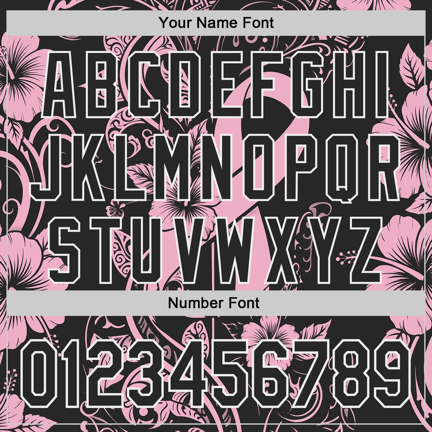 Custom Black Light Pink-White Breast Cancer Awareness Pink Ribbon Floral Authentic Baseball Jersey