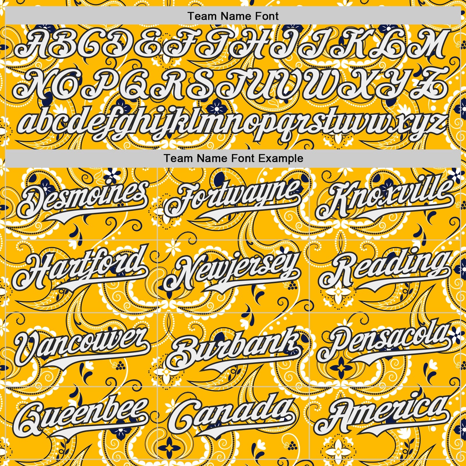 Custom Gold White-Black Burning Man Paisley Bandana Rave Authentic Baseball Jersey