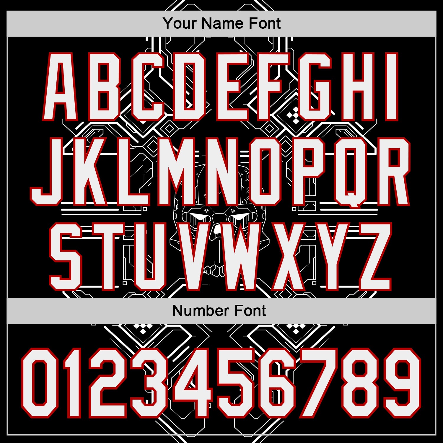 Custom Black White-Red Cyberpunk Futuristic Rave Authentic Baseball Jersey