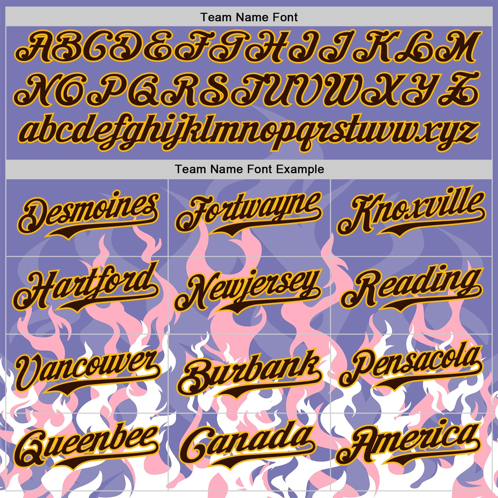 Custom Purple Brown Pink-Gold Burning Man Fire Desert Authentic Baseball Jersey
