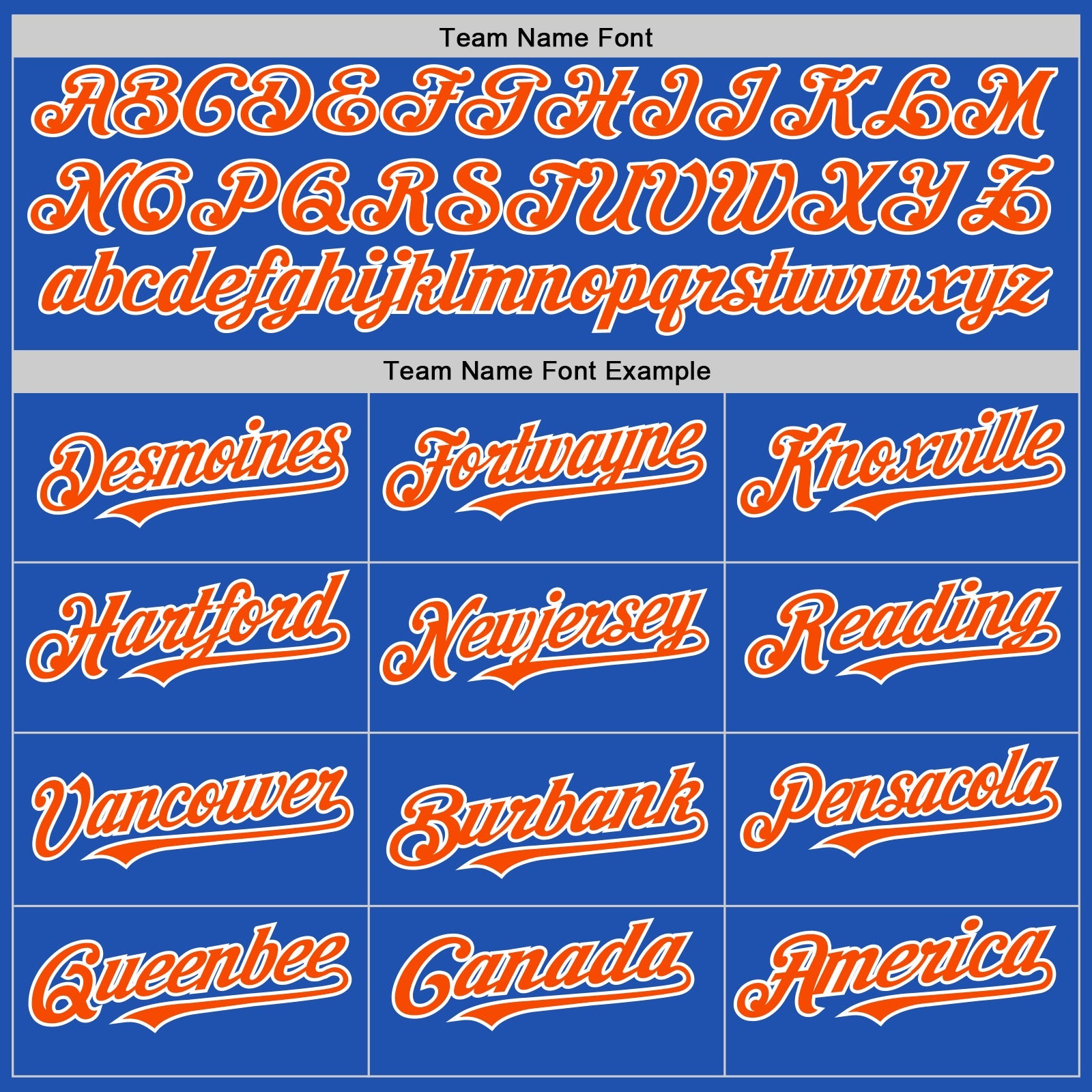 Custom Thunder Blue Orange-White Line Authentic Baseball Jersey