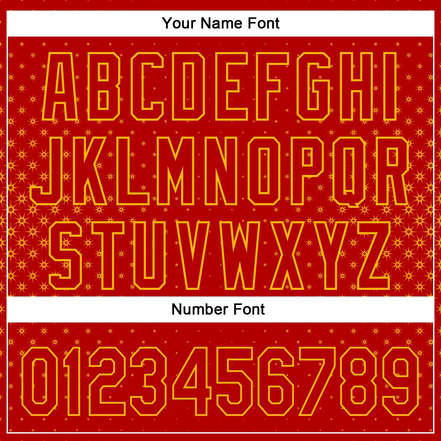 Custom Red Gold 3D Pattern Design Geometric Stars Authentic Baseball Jersey
