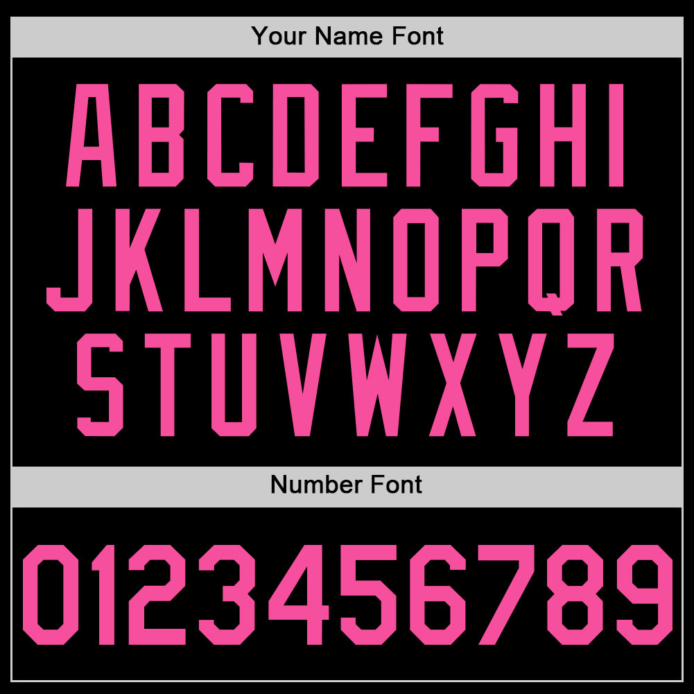 Custom Black Pink-Purple 3D Pattern Design Geometric Shapes Authentic Baseball Jersey