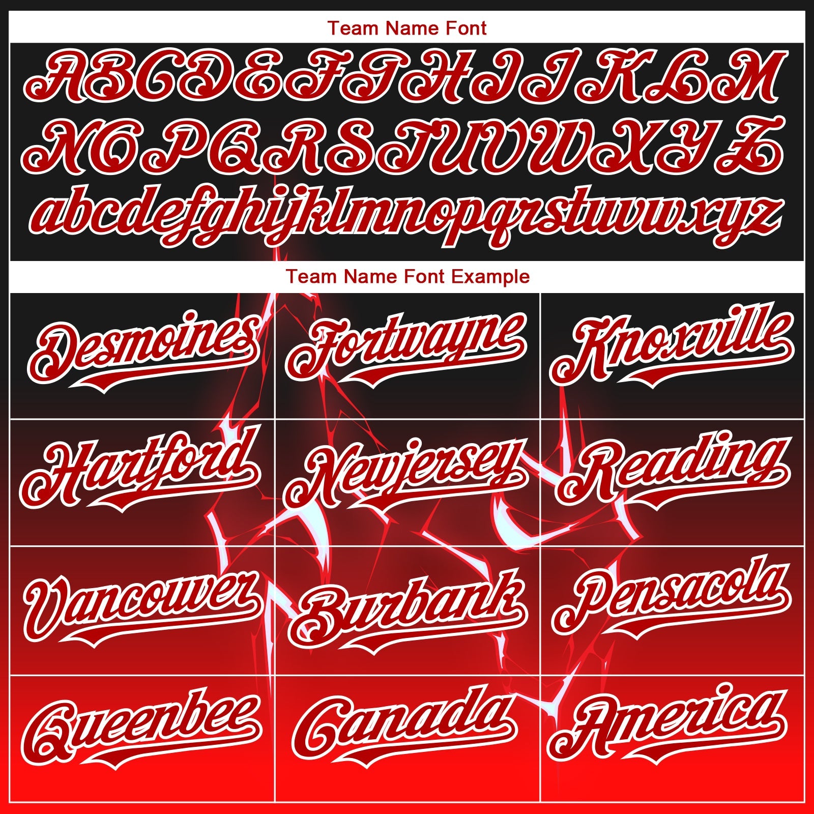 Custom Black Red-White 3D Pattern Design Lightning Authentic Baseball Jersey
