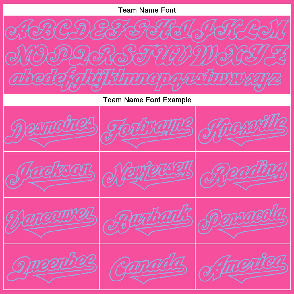 Custom Pink Light Blue 3D Pattern Design Rave Halloween Pumpkin Authentic Baseball Jersey