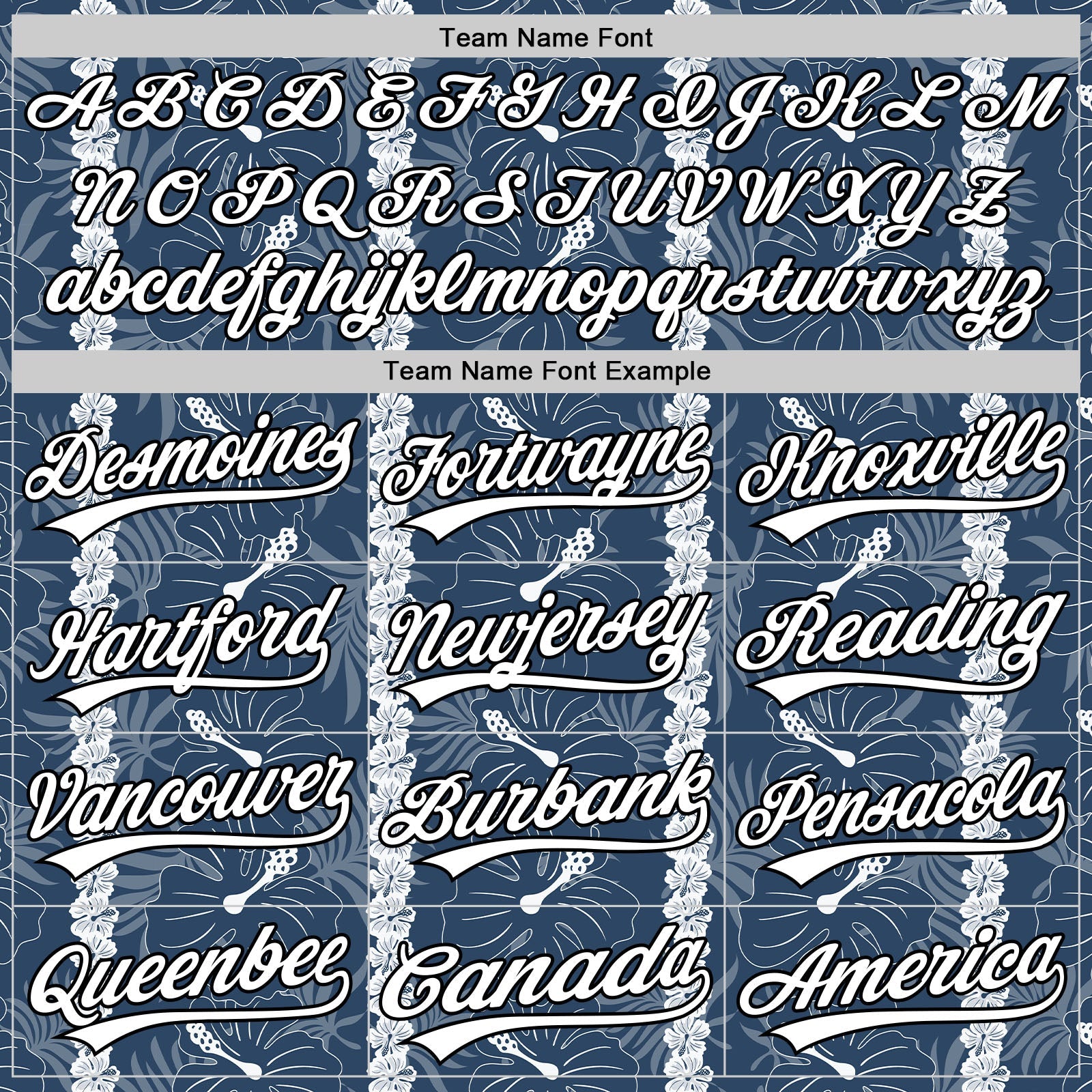 Custom Navy White-Black 3D Tropical Hawaii Jungle Leaves And Flower Authentic Baseball Jersey