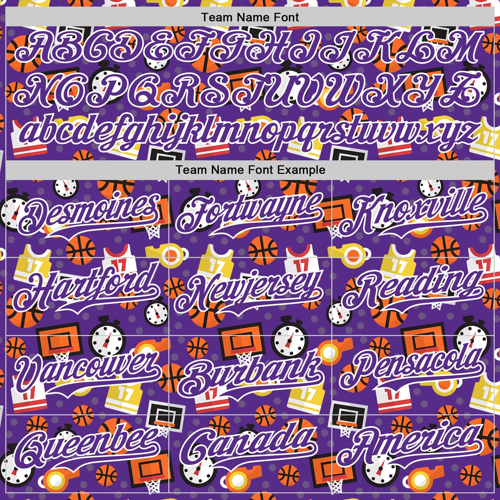 Custom Purple White Comic Doodle Ballgame 3D Pattern Design Authentic Baseball Jersey