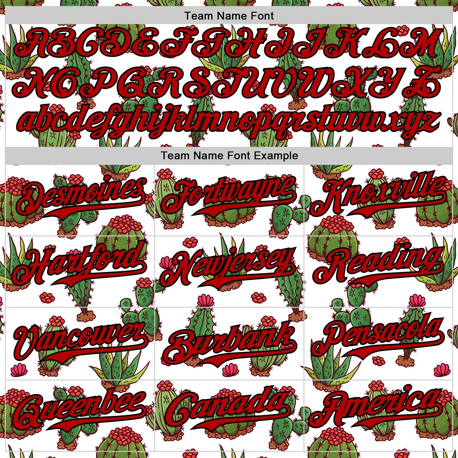 Custom White Red-Black 3D Mexican Cactus Authentic Baseball Jersey