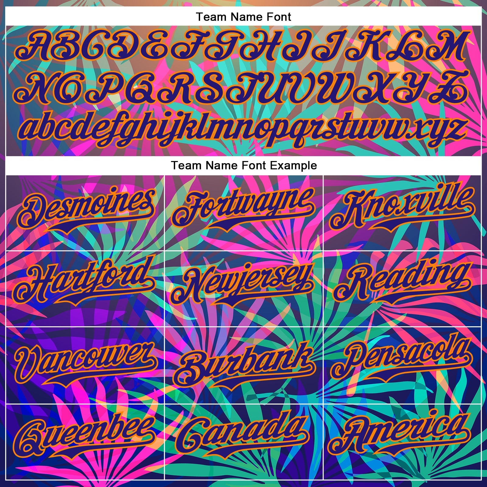Custom Pink Dark Purple-Bay Orange 3D Pattern Design Rave Psychedelic Tropical Palm Leaves Authentic Baseball Jersey