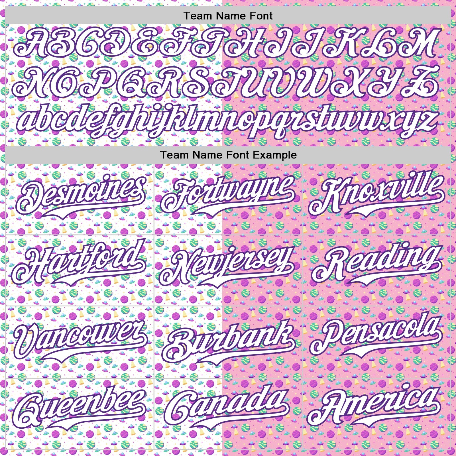 Custom Light Pink White-Purple 3D Pattern Design Pixel Universe Authentic Baseball Jersey