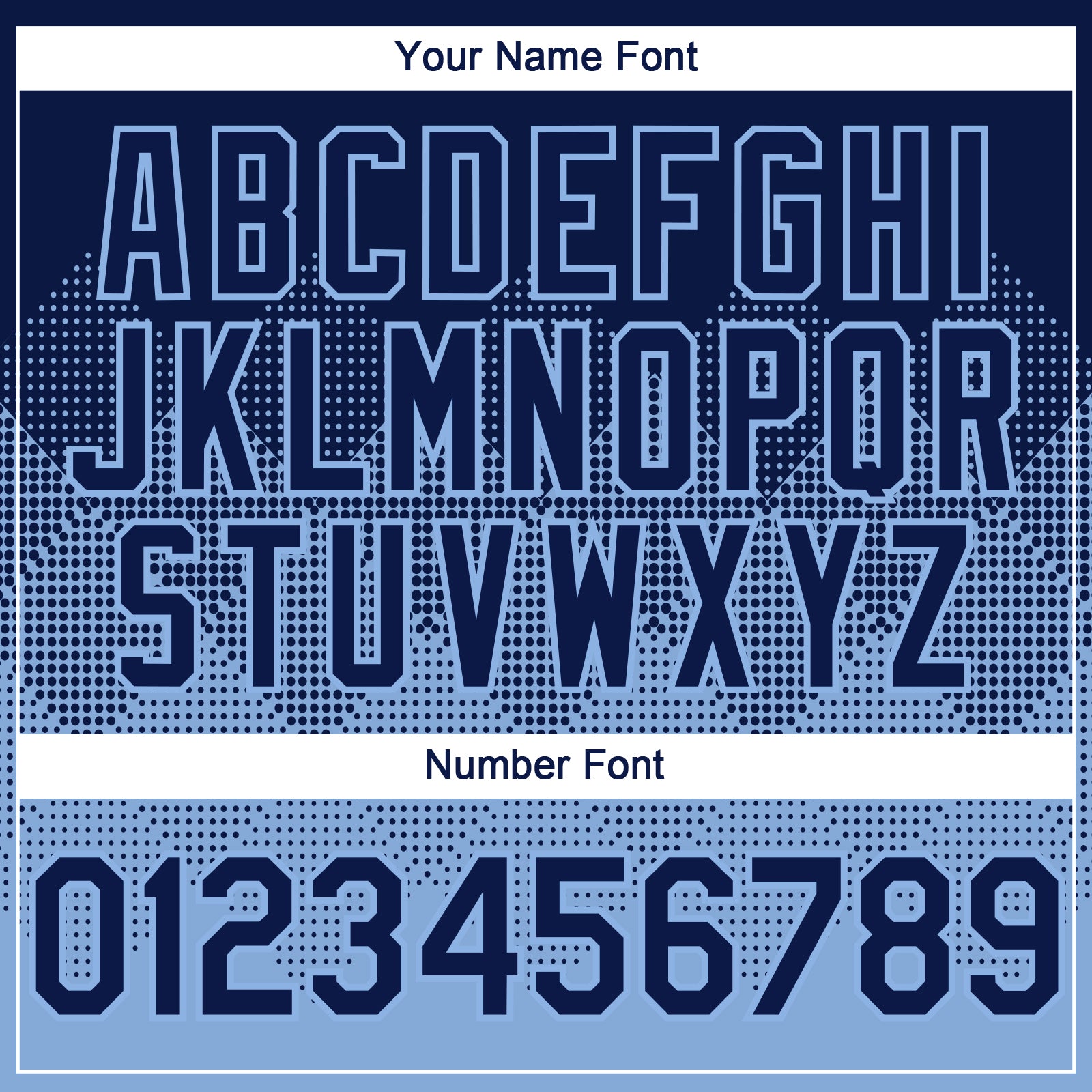 Custom Navy Light Blue 3D Gradient Square Shape Authentic Baseball Jersey