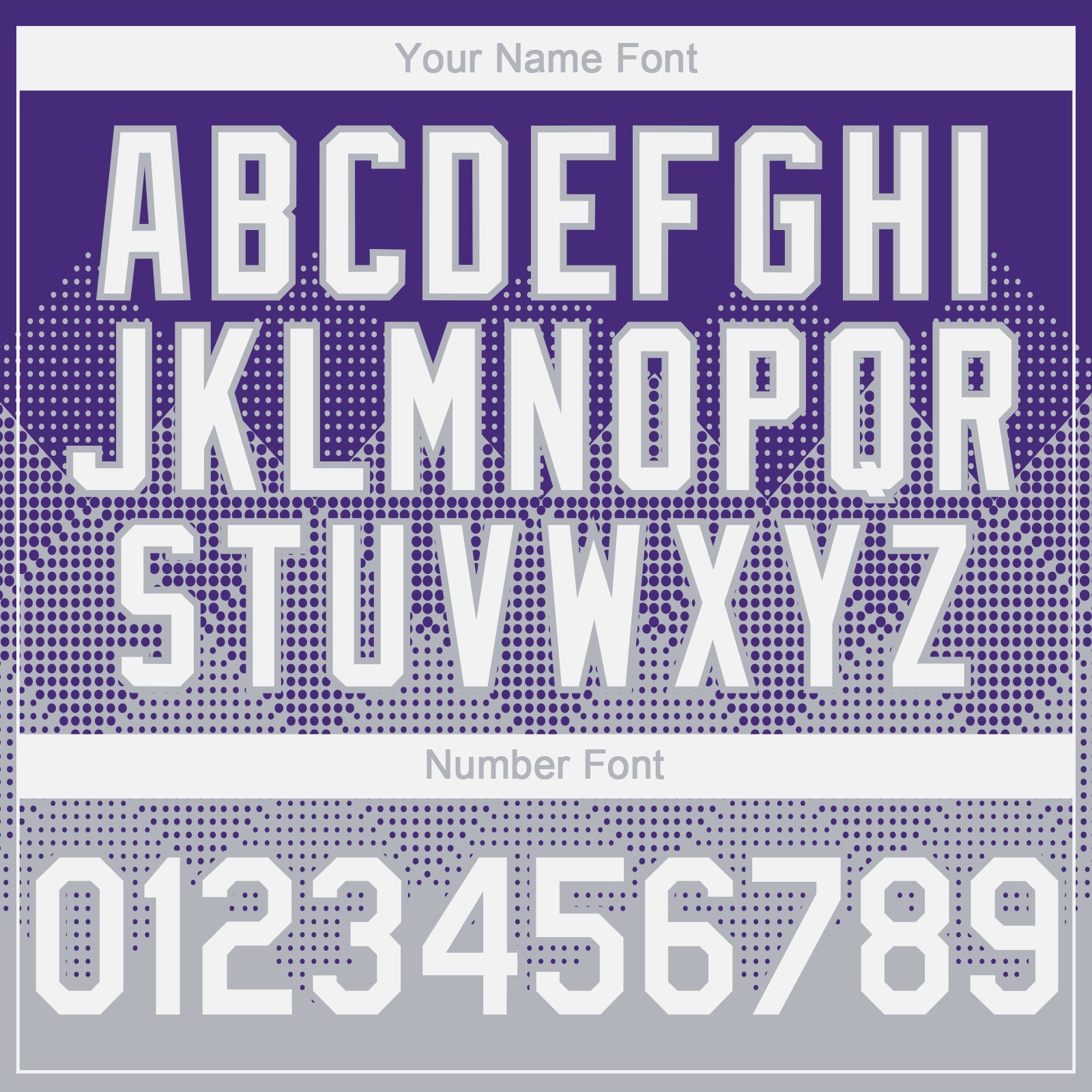 Custom Purple White-Gray 3D Gradient Square Shape Authentic Baseball Jersey