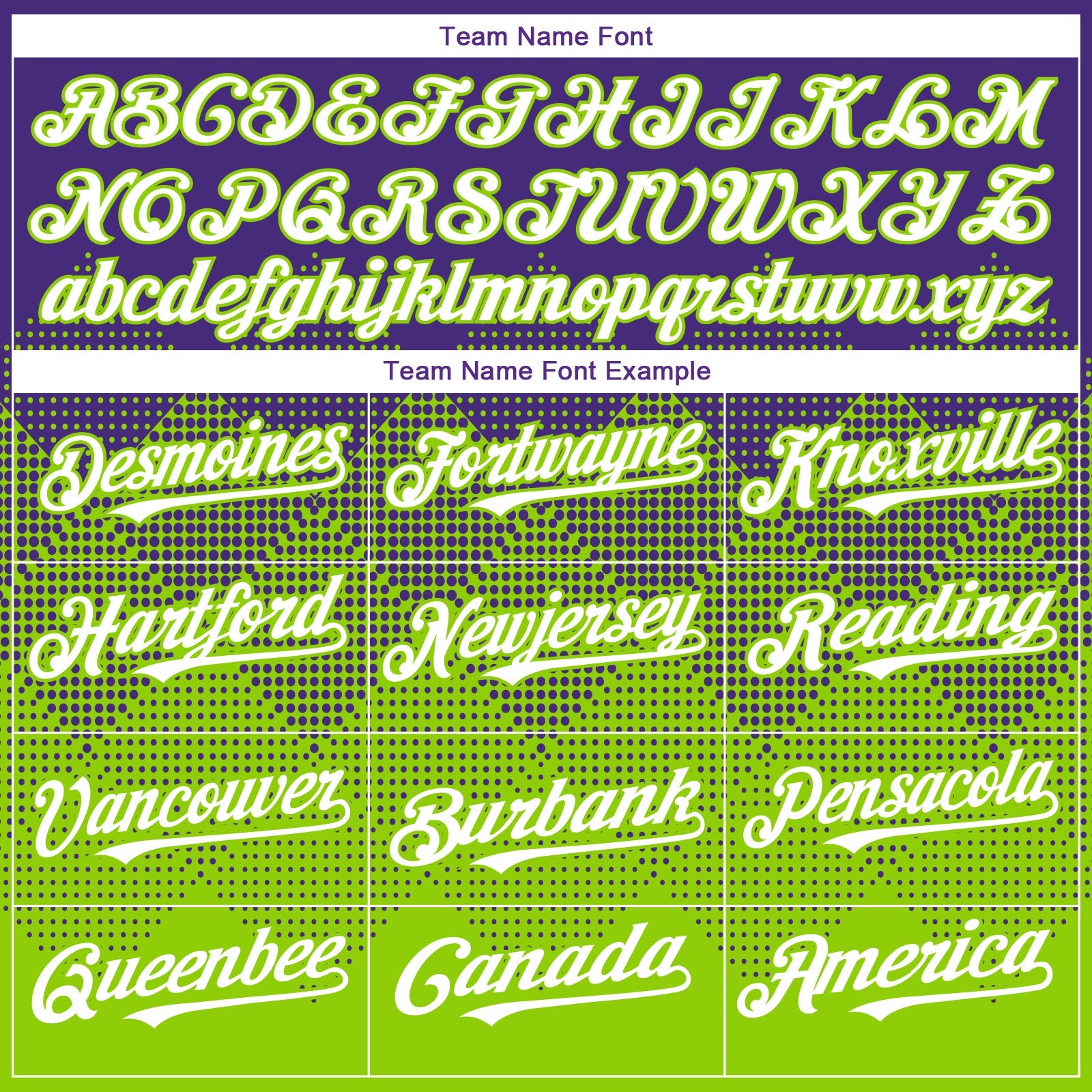 Custom Purple White-Neon Green 3D Gradient Square Shape Authentic Baseball Jersey
