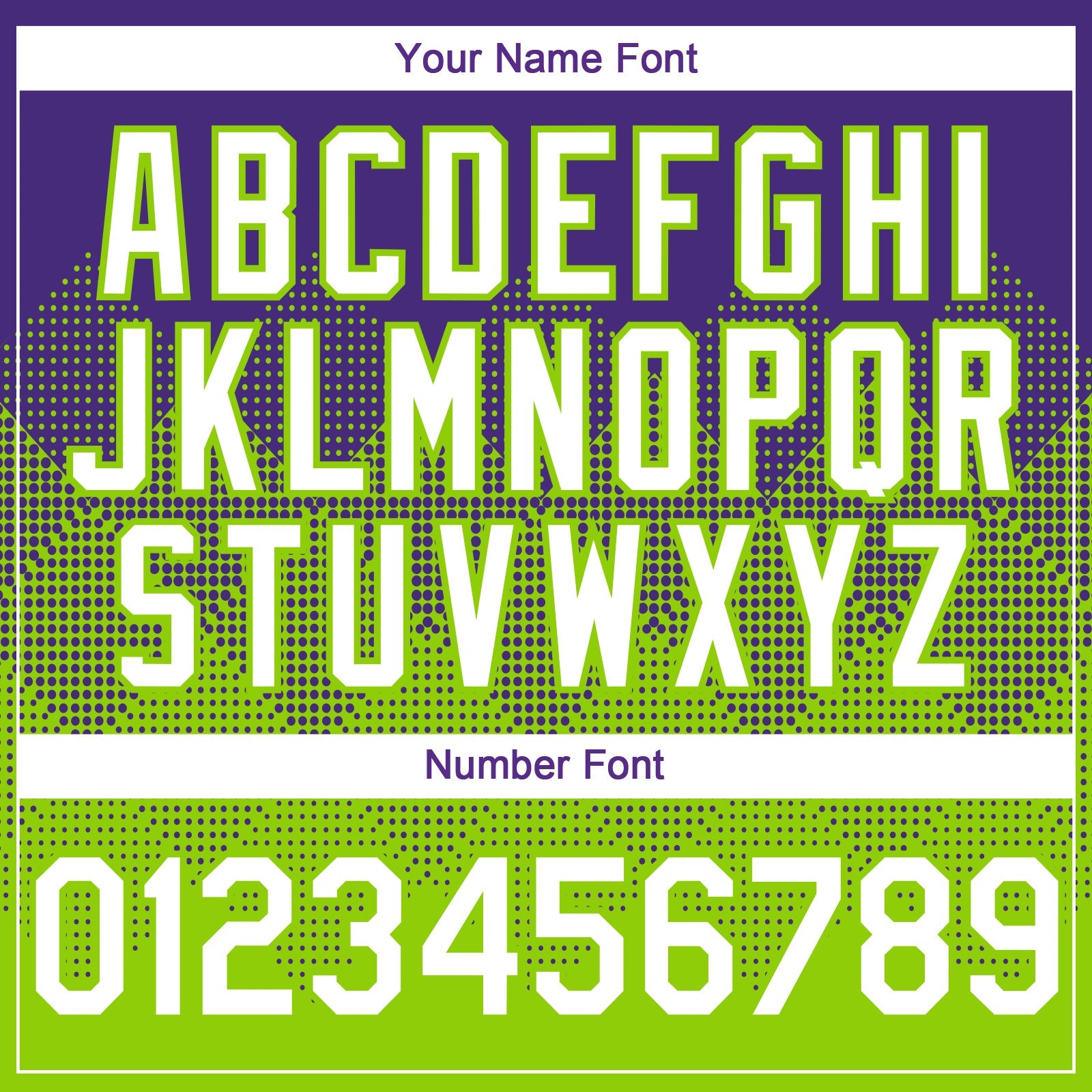Custom Purple White-Neon Green 3D Gradient Square Shape Authentic Baseball Jersey