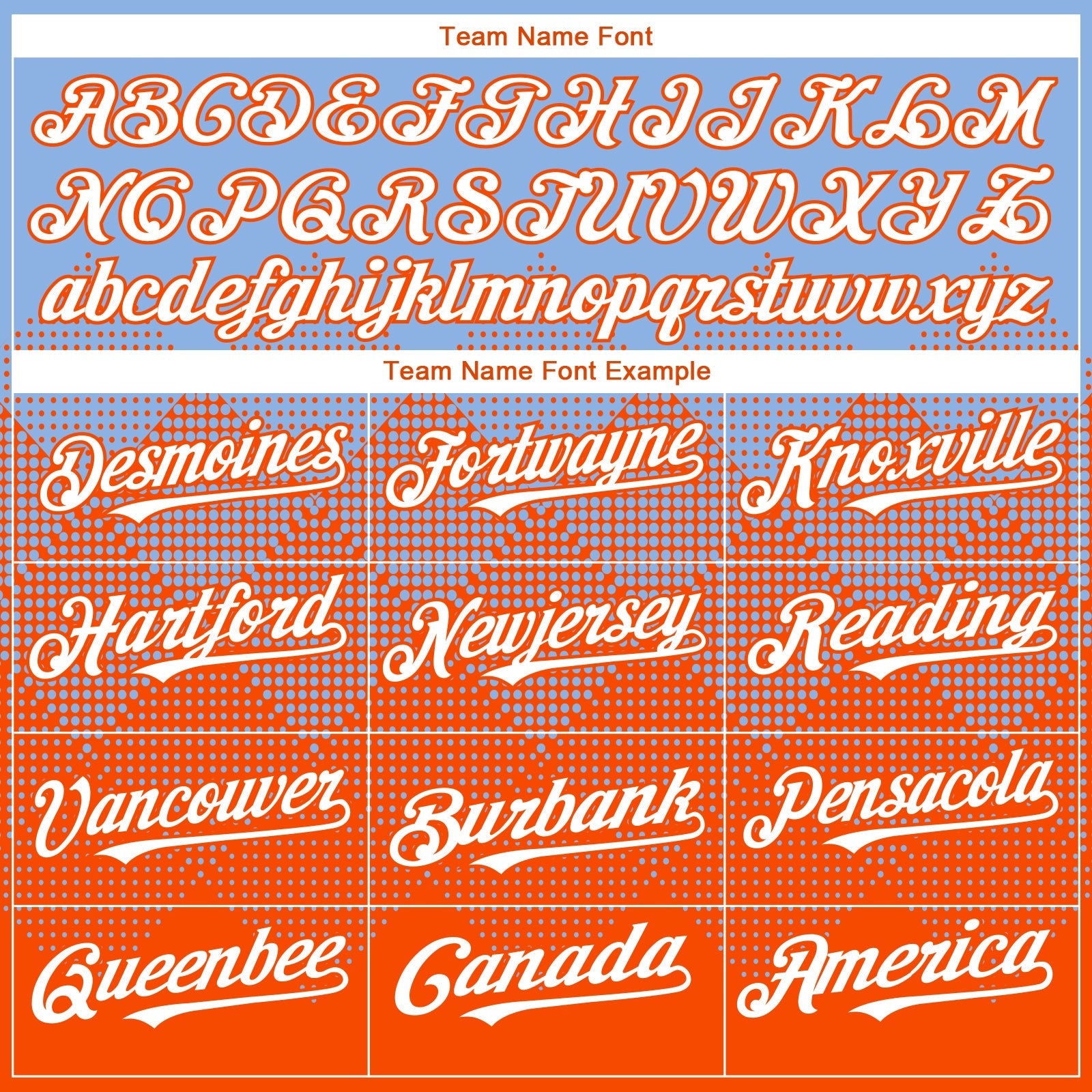 Custom Light Blue White-Orange 3D Gradient Square Shape Authentic Baseball Jersey