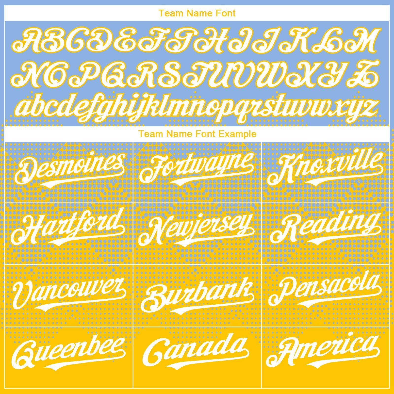Custom Light Blue White-Yellow 3D Gradient Square Shape Authentic Baseball Jersey