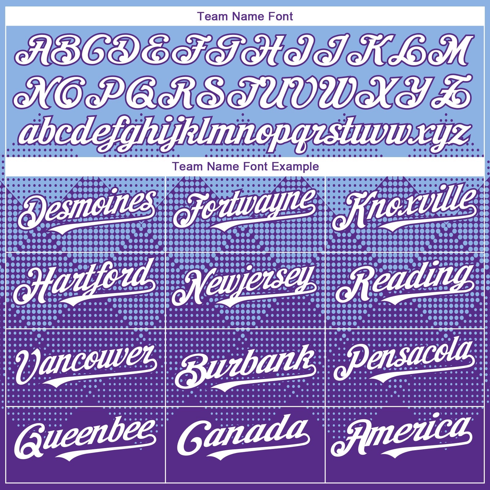 Custom Light Blue White-Purple 3D Gradient Square Shape Authentic Baseball Jersey
