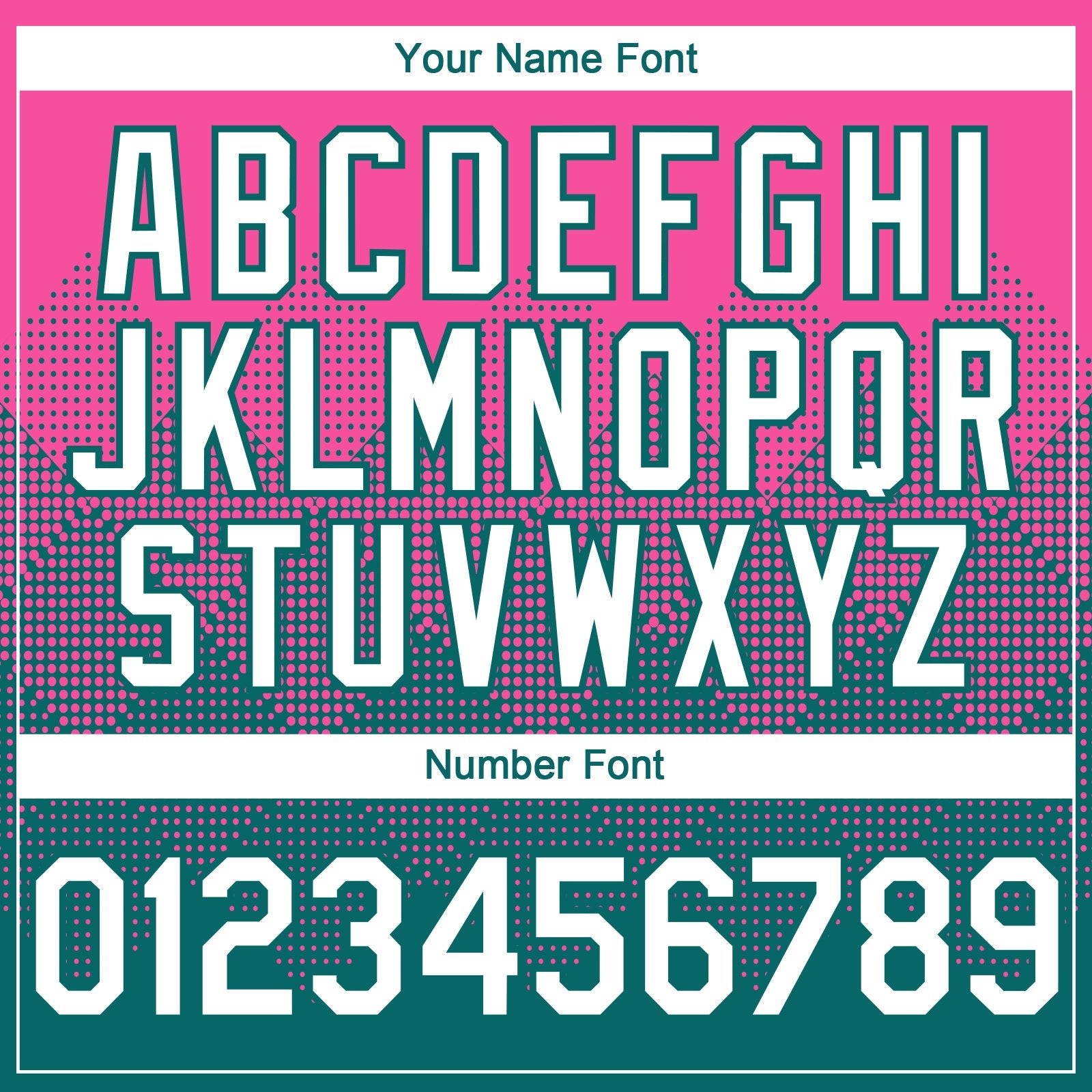 Custom Pink White-Teal 3D Gradient Square Shape Authentic Baseball Jersey