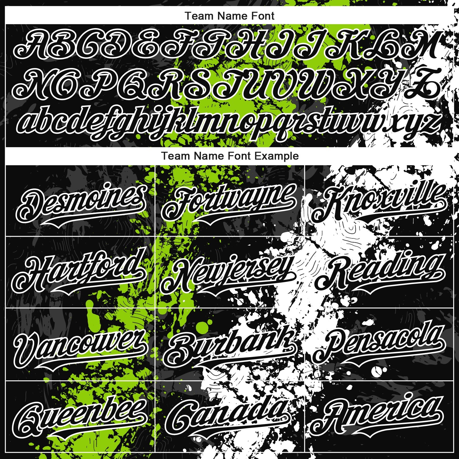 Custom Black Neon Green-White Splash Authentic Baseball Jersey