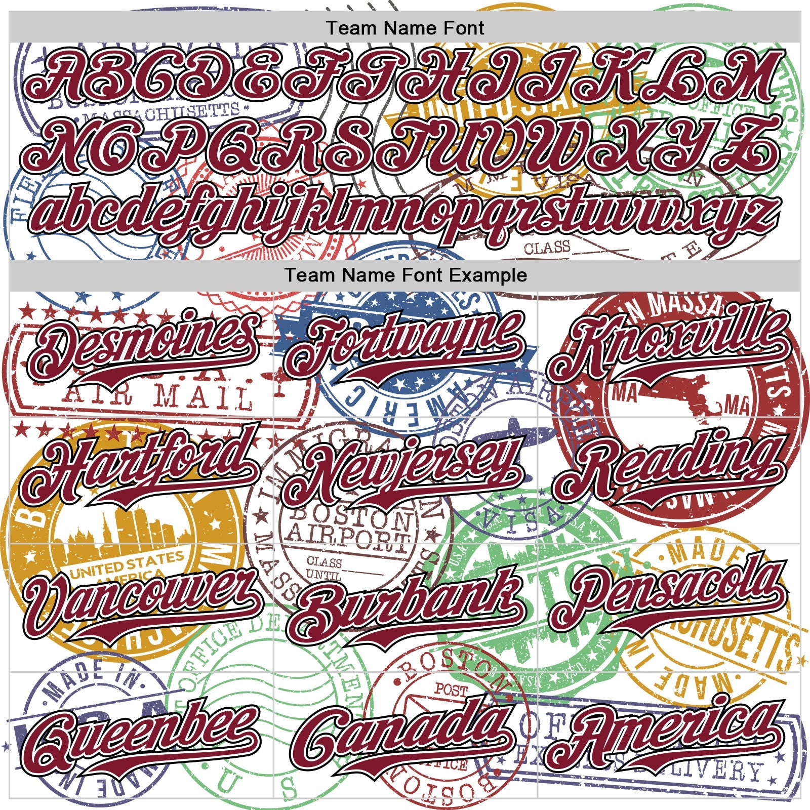 Custom White Crimson-Black 3D Pattern Design Boston Cityscape Stamp Authentic Baseball Jersey