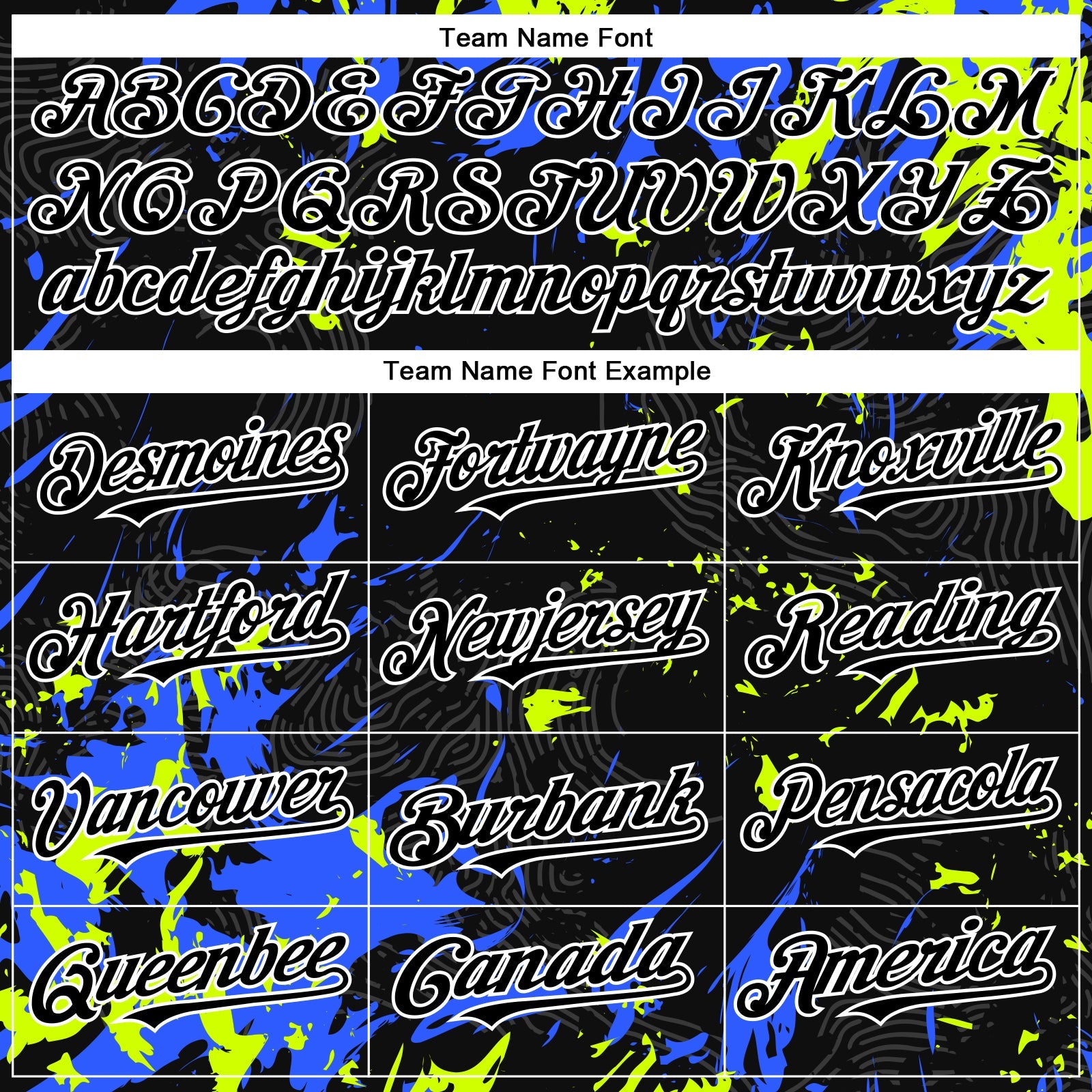 Custom Black Royal Neon Green-White Splash Authentic Baseball Jersey