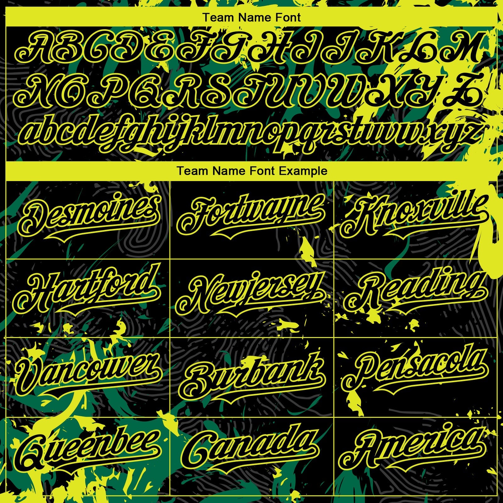 Custom Black Kelly Green-Neon Yellow Splash Authentic Baseball Jersey