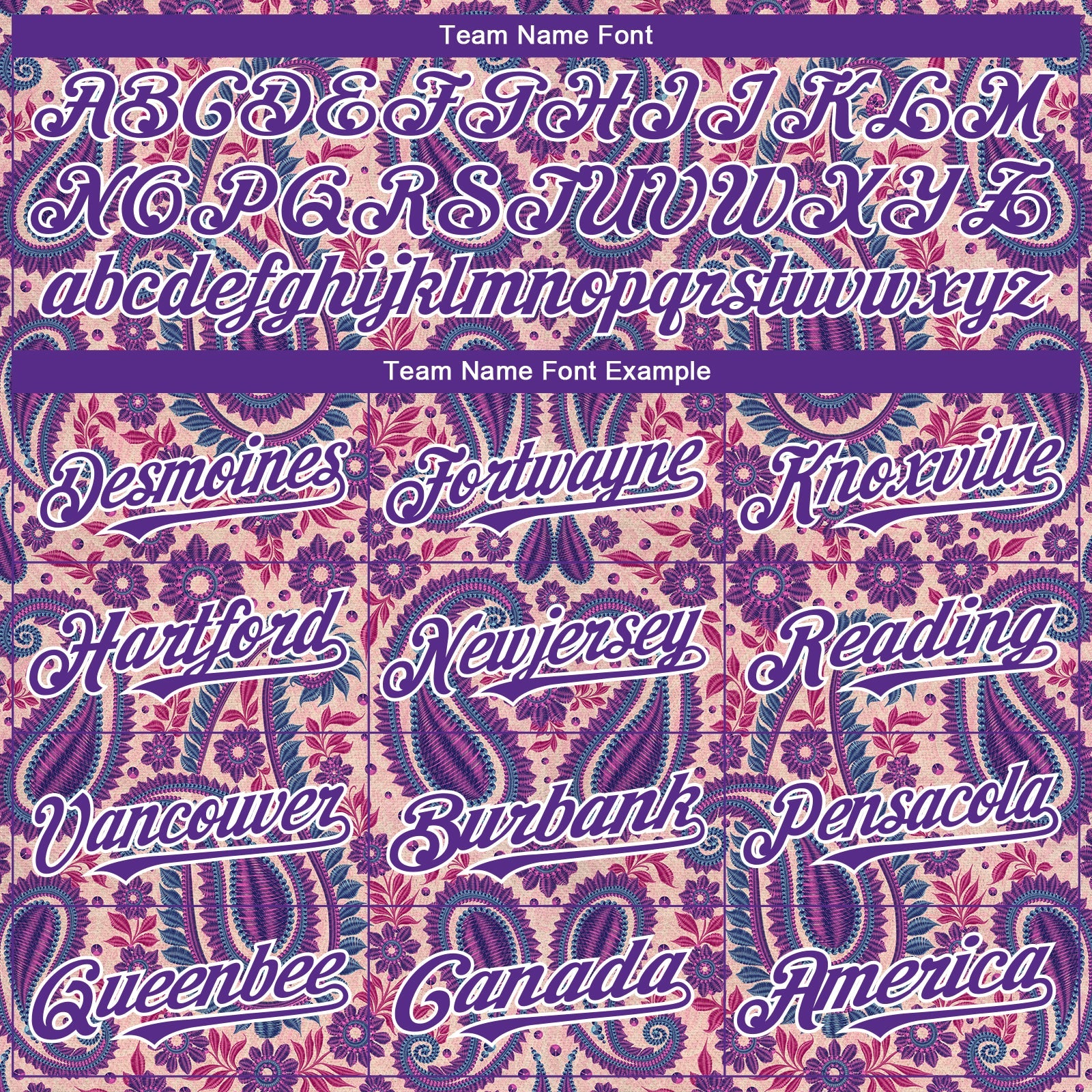 Custom Light Pink Purple-White Rave Party Ethnic Paisley Bandana Authentic Baseball Jersey