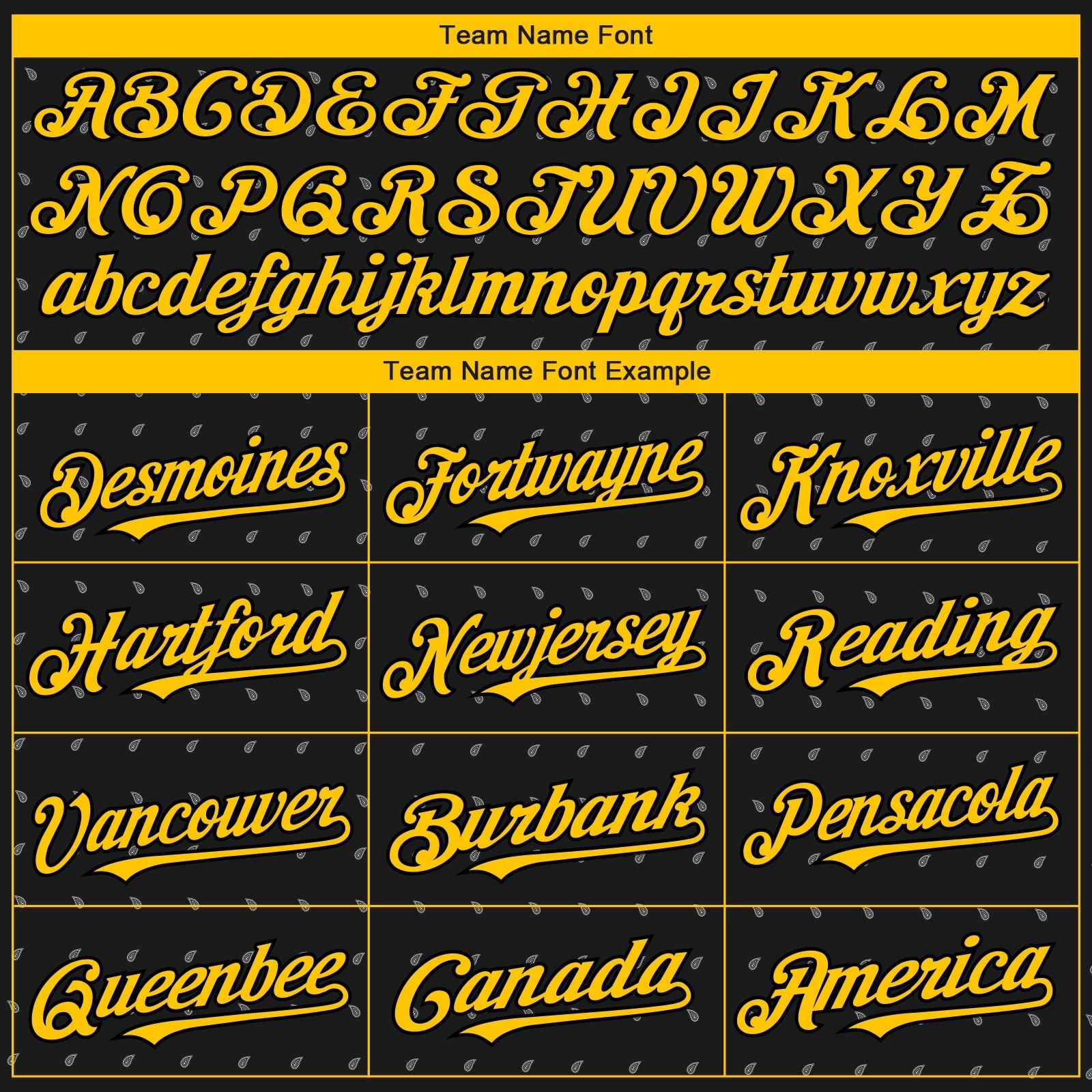 Custom Black Yellow Rave Party Ethnic Paisley Bandana Authentic Baseball Jersey