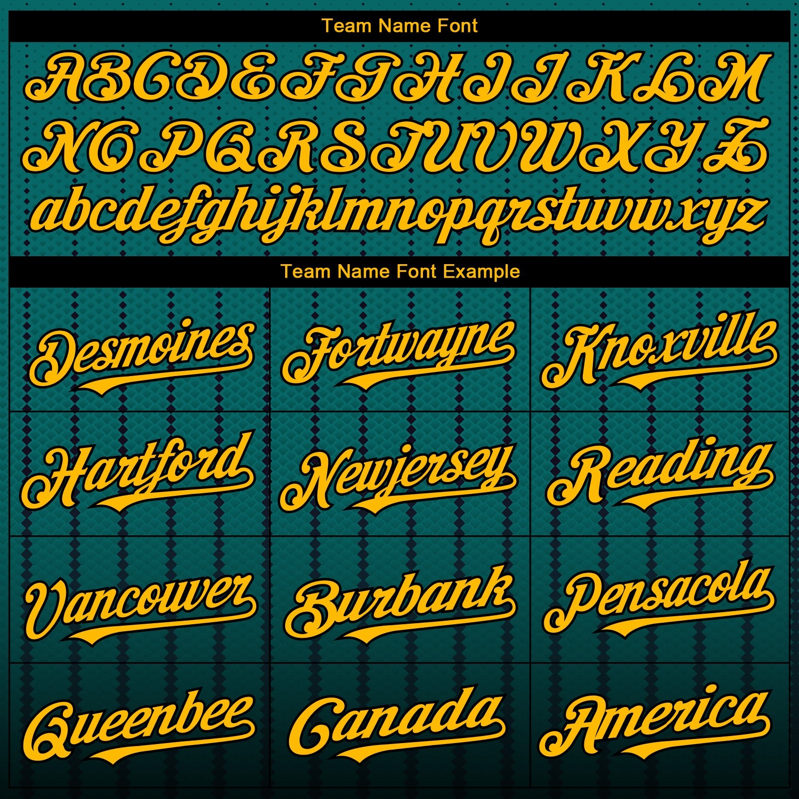 Custom Teal Gold-Black 3D Pattern Design Gradient Geometric Shape Authentic Baseball Jersey