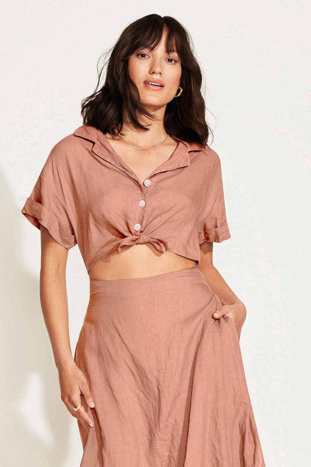 Playa Cut Out Dress - Desert EcoLinen