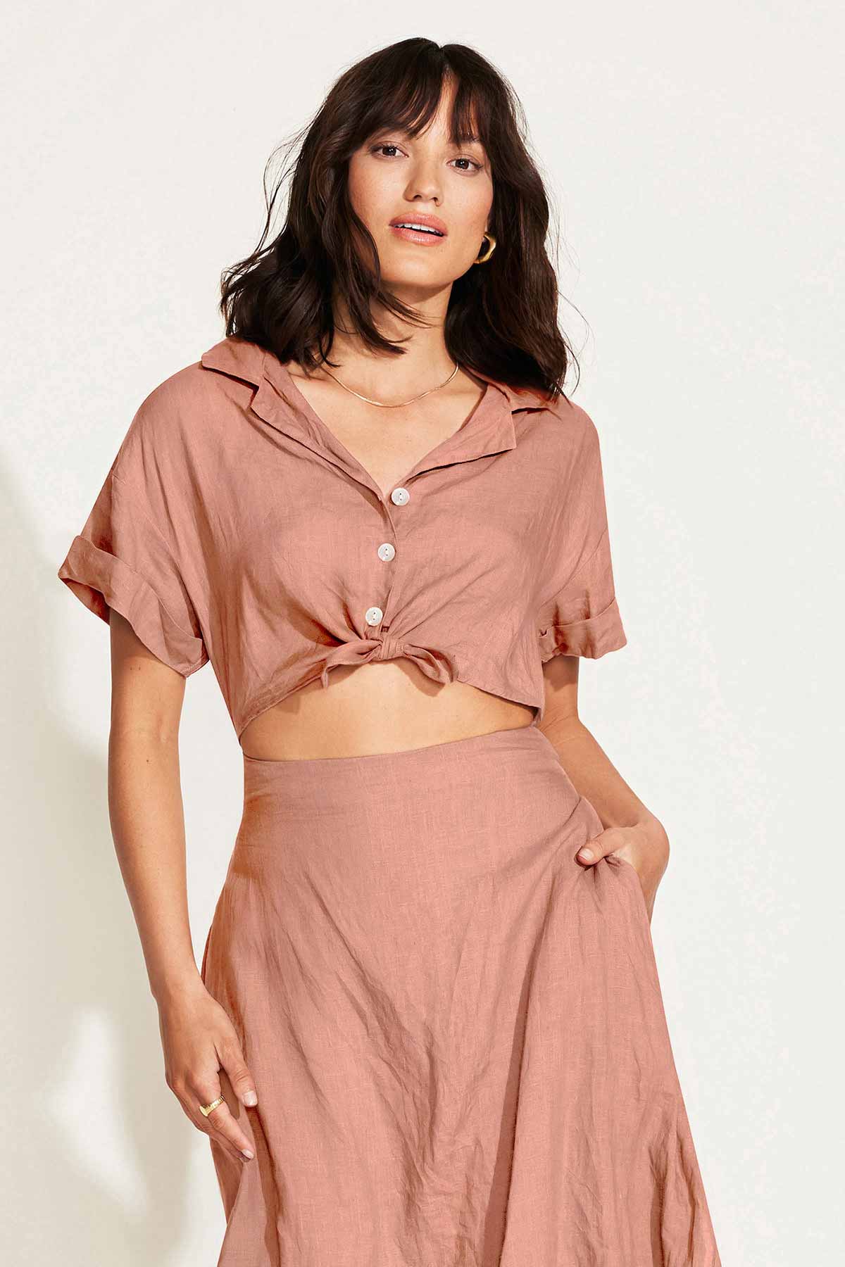 Playa Cut Out Dress - Desert EcoLinen