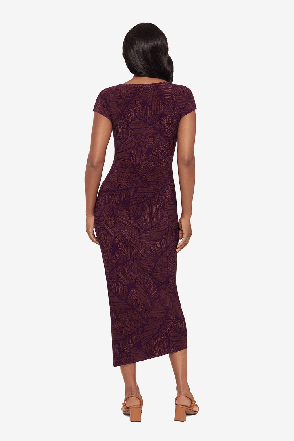 Loki Wrap Front Shaping Dress in Anthurium