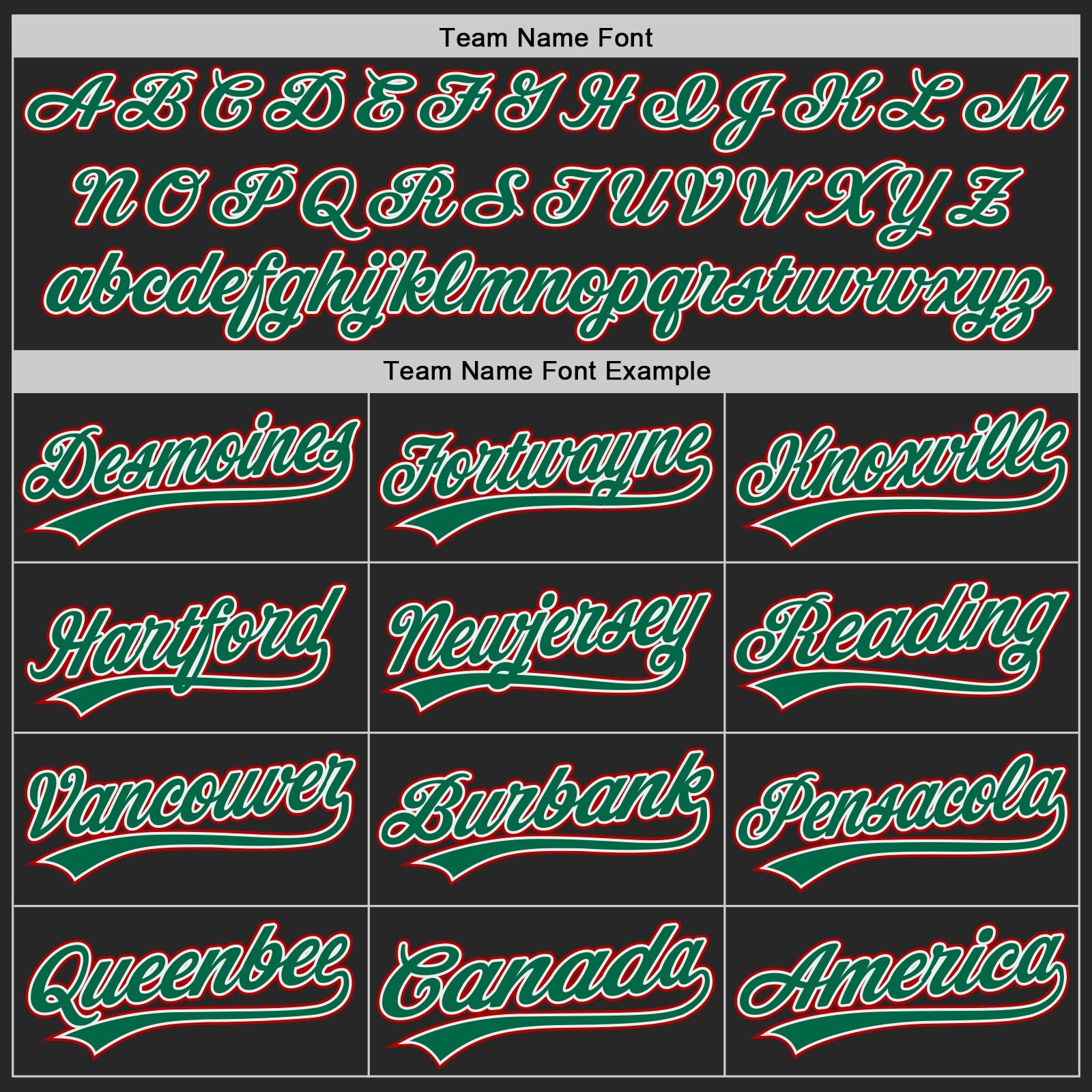 Custom Black Kelly Green White-Red Authentic Baseball Jersey